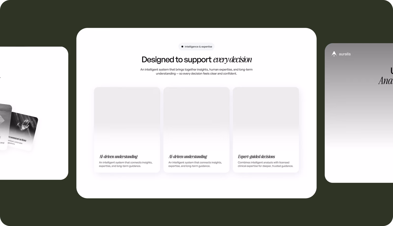 Auralis wireframing