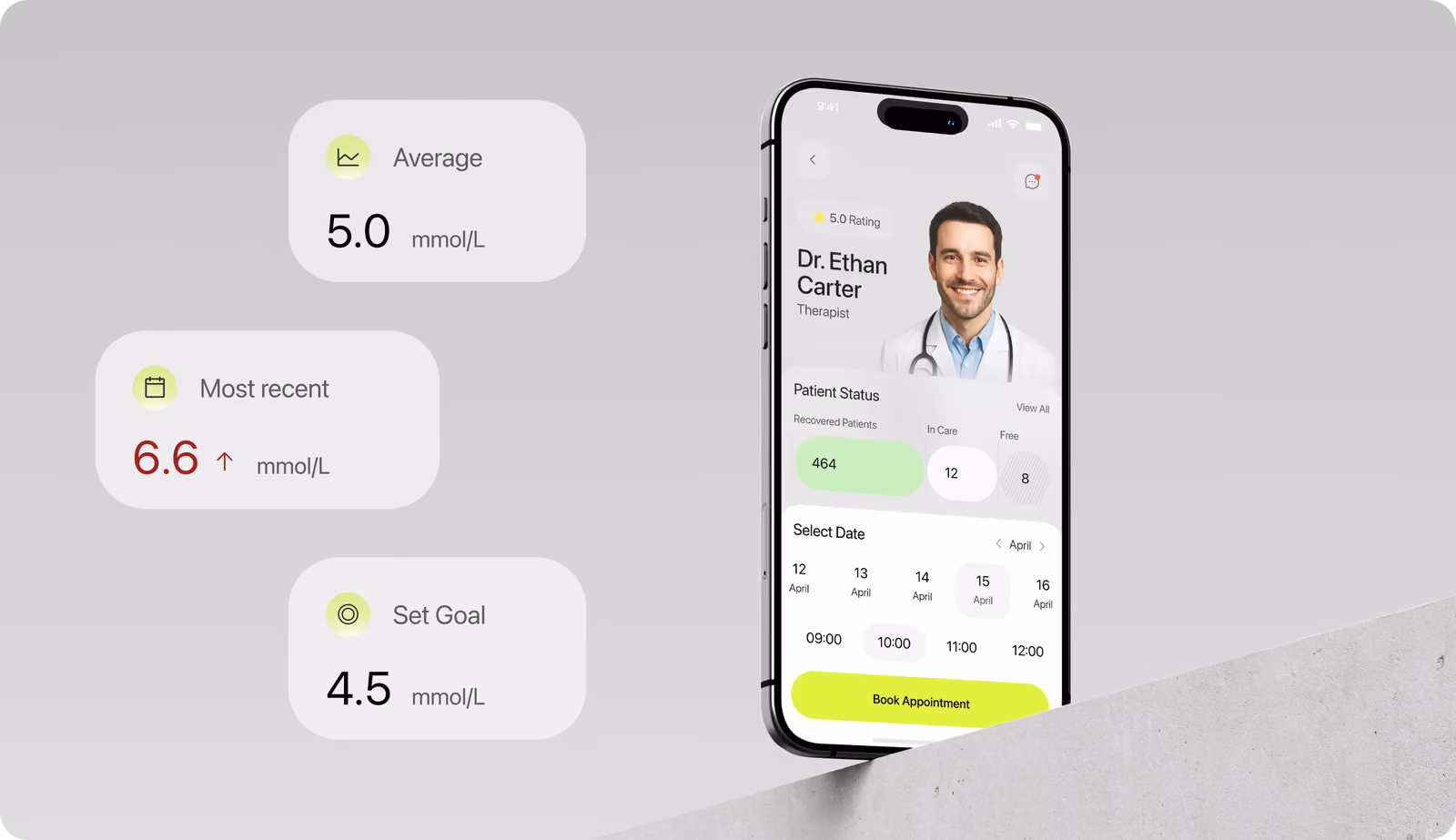 MediFlow patient app and dashboard